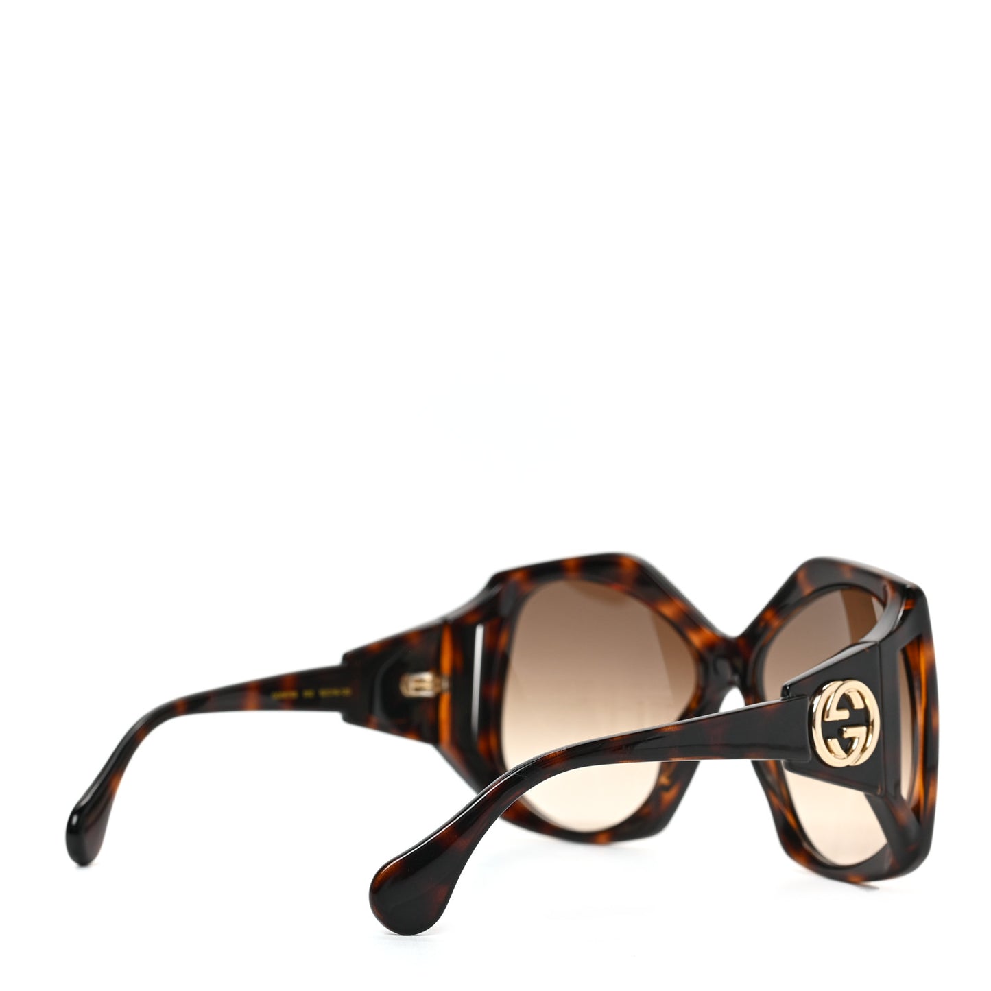 Acetate Square Frame Sunglasses GG0876SA Tortoise
