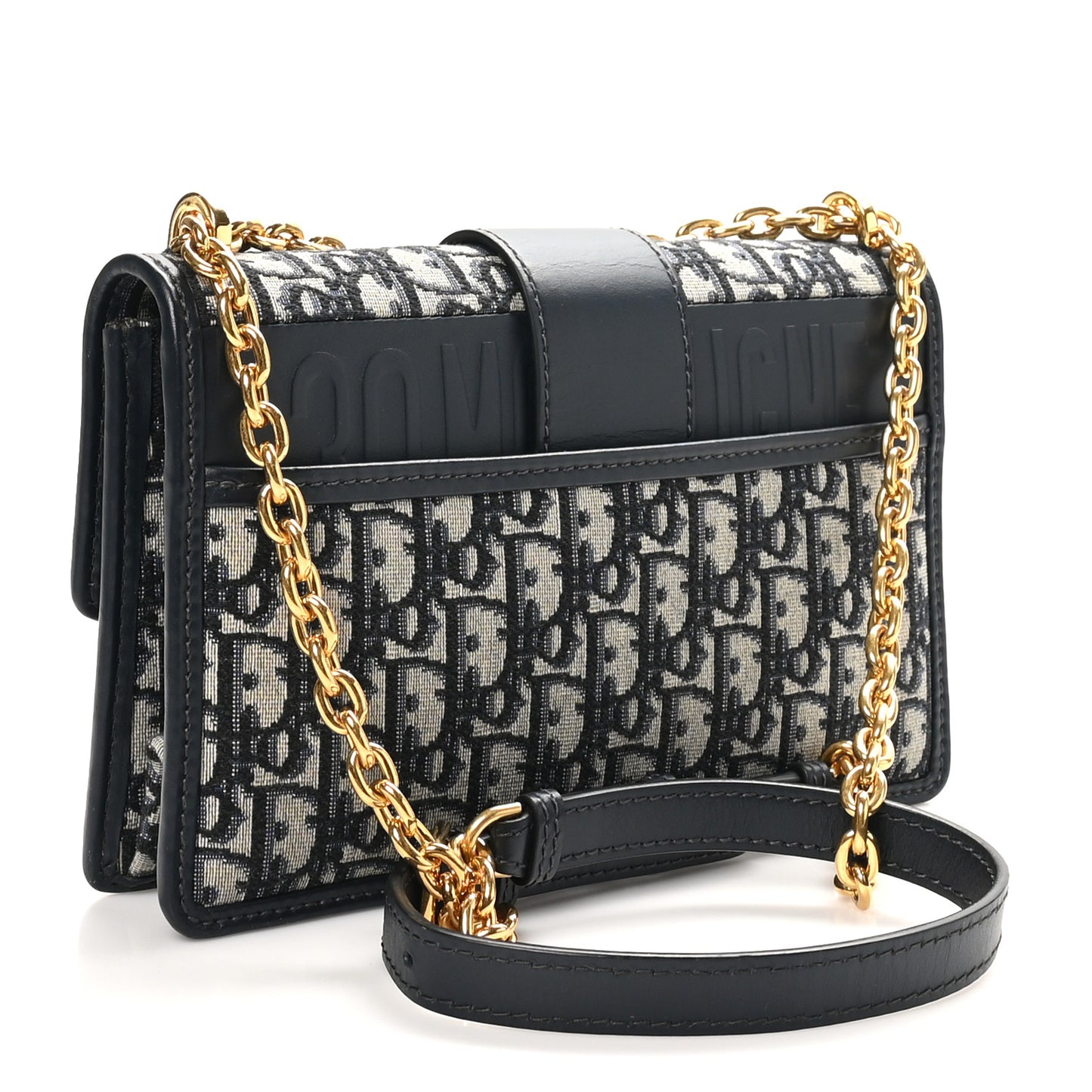 Oblique 30 Montaigne Chain Flap Bag Blue