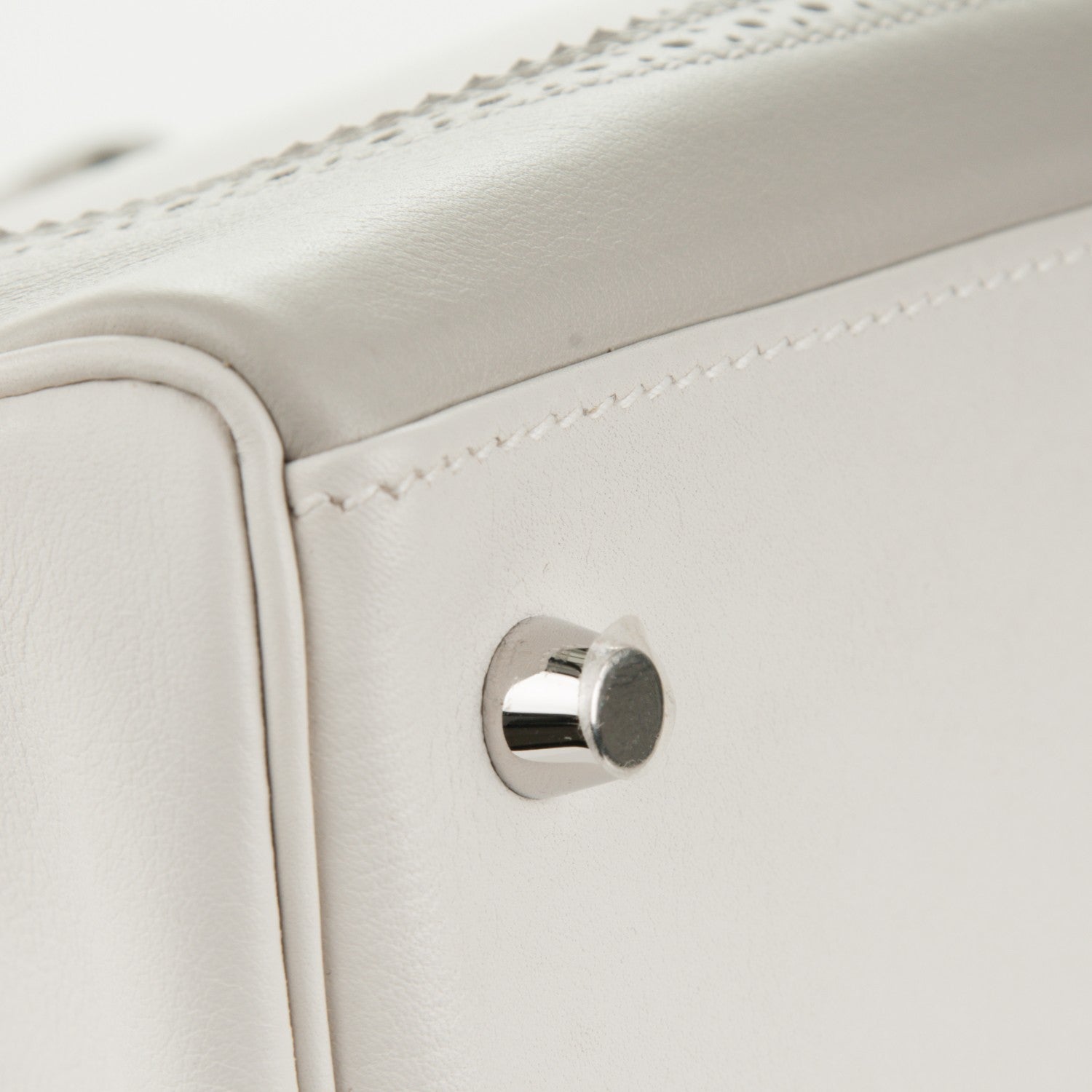Hermes Togo Swift Ghillies Kelly 32 White Gris Perle 16 of 26