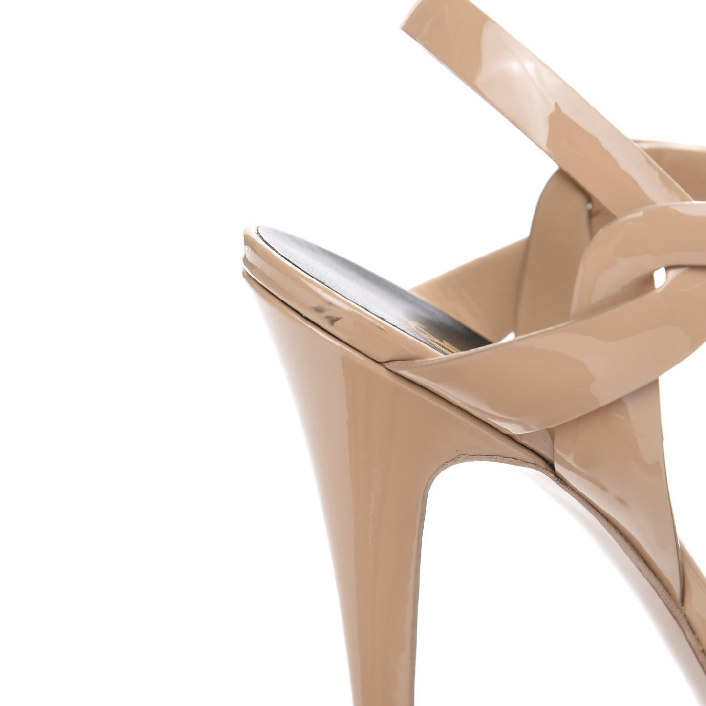 Patent Tribute 105 Platform Sandals 39 Nude Powder