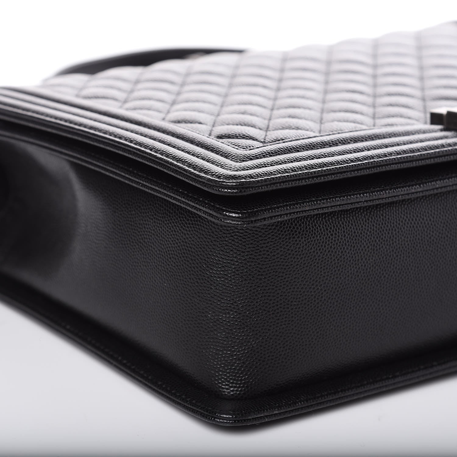 Chanel Caviar Quilted Large Boy Flap Black 8 of 10