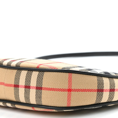 Burberry Vintage Check Calfskin Olympia Pouch Archive Beige 8 of 8