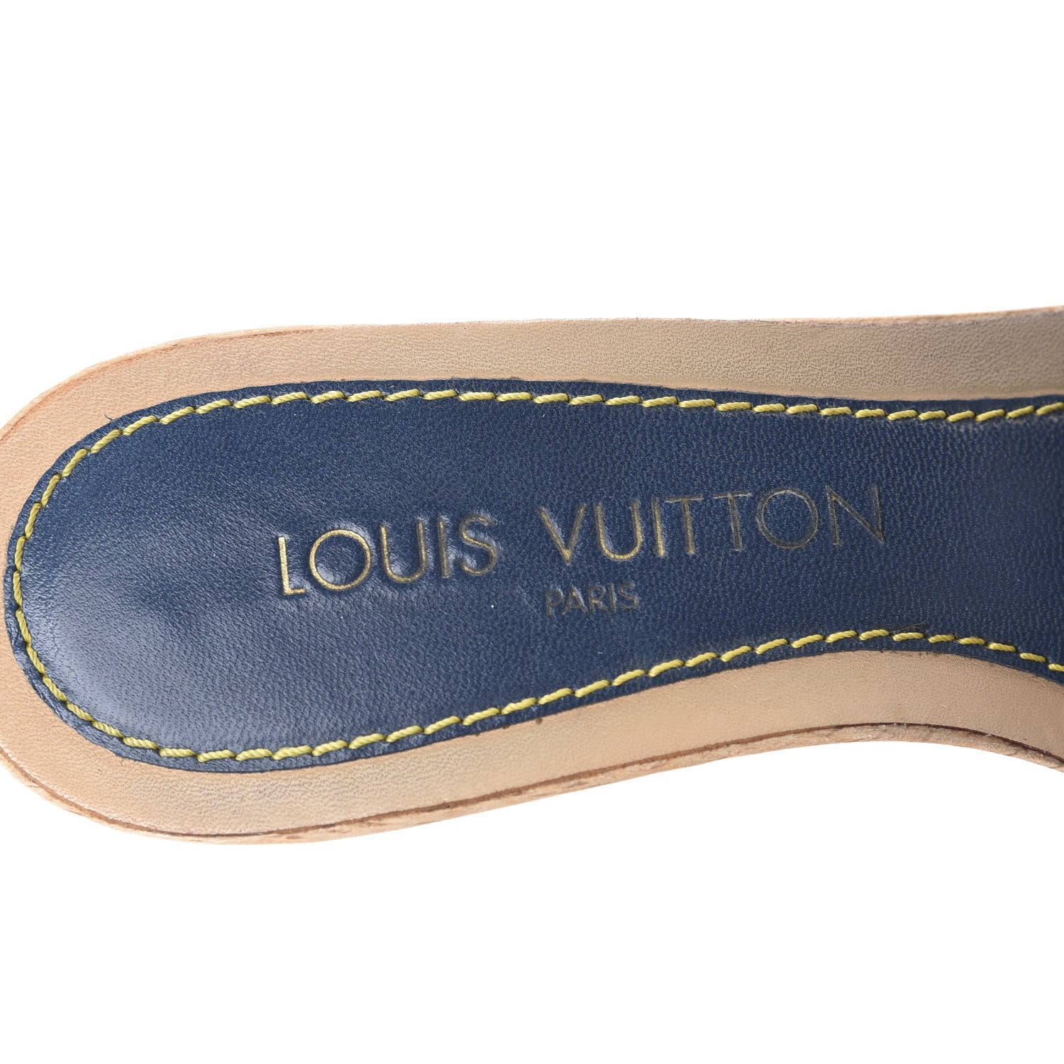 Louis Vuitton Denim Bow Mules Heels 36.5 8 of 10