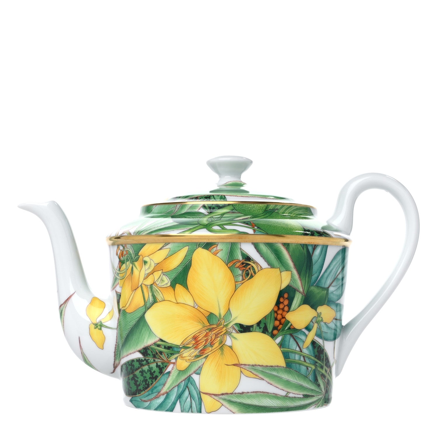 Hermes Porcelain Passiflora Teapot 3 of 7