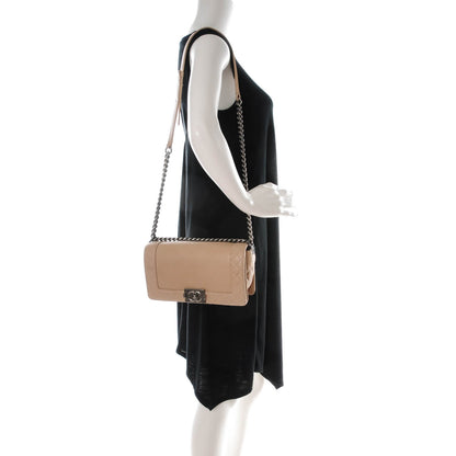 Chanel Calfskin Medium Boy Reverso Flap Beige Clair 2 of 9
