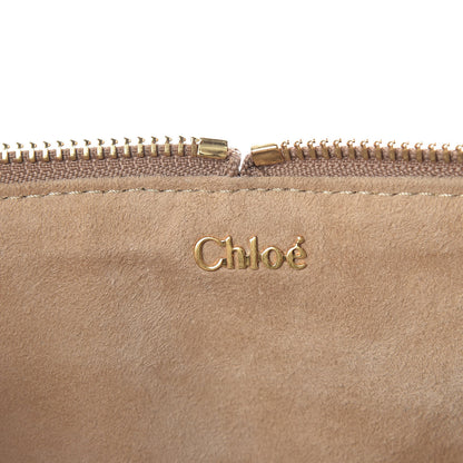 Chloe Calfskin Aurore Duffel Bag Taupe 6 of 9