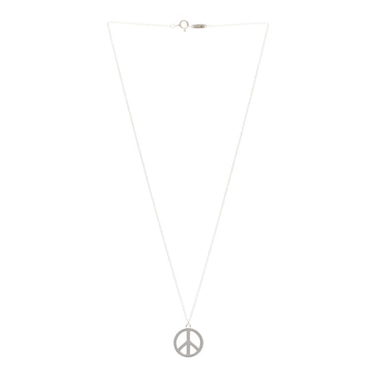 Tiffany Sterling Silver Peace Pendant Necklace 3 of 4