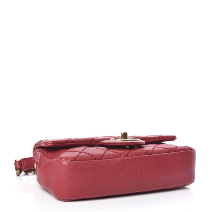 Chanel Calfskin Quilted Mini Urban Day Flap Red 4 of 9