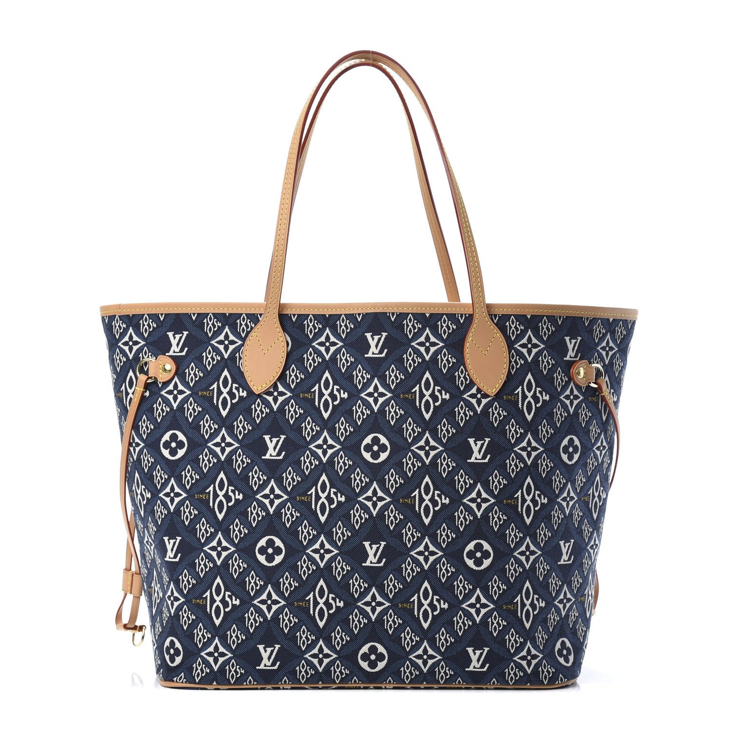 Jacquard Since 1854 Neverfull MM Blue