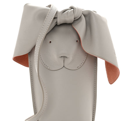 Loewe Calfskin Bunny Pouch Crossbody Bag Ghost 7 of 9