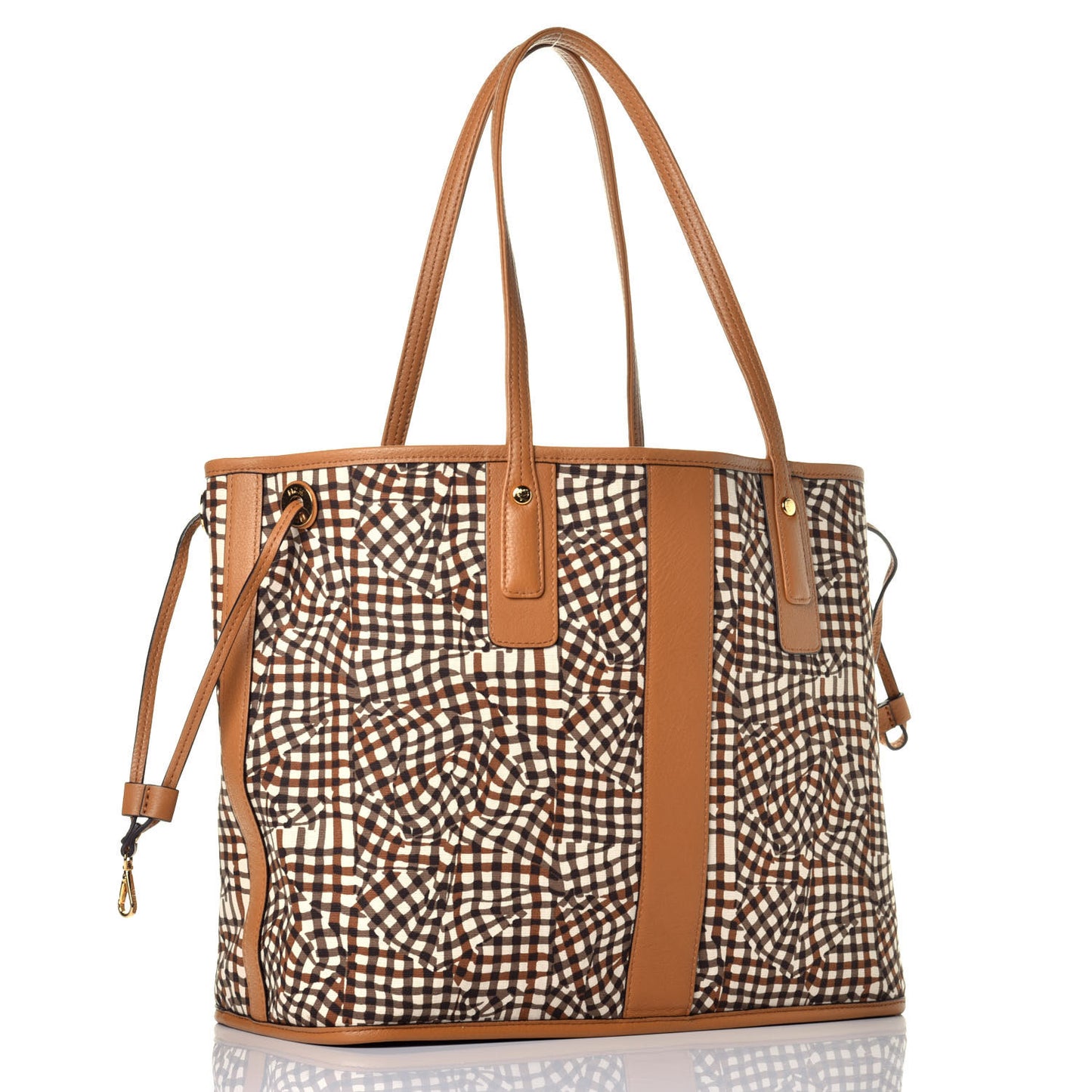 Visetos Medium Liz Reversible Shopper Tote Cognac