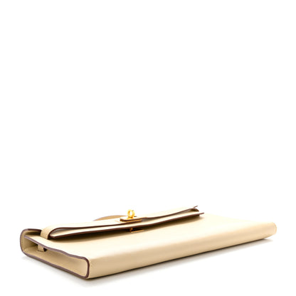 Hermes Swift Kelly Longue Clutch Pochette Parchemin 4 of 7