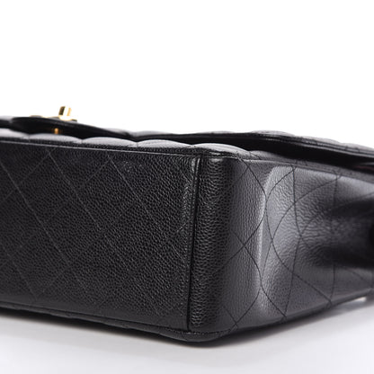 Chanel Caviar Quilted Maxi Double Flap Black 7 of 11