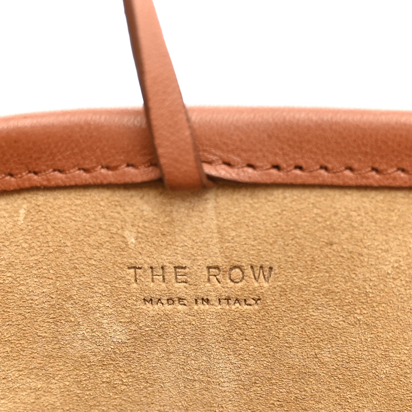 Polished Saddle Calfskin Small N/S Park Tote Dark Cuir