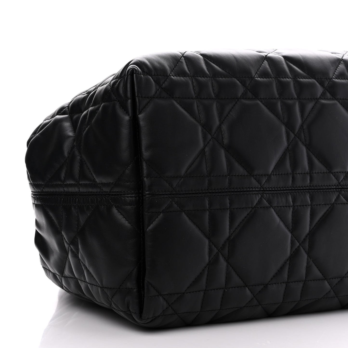 Calfskin Macrocannage Large Toujours Black