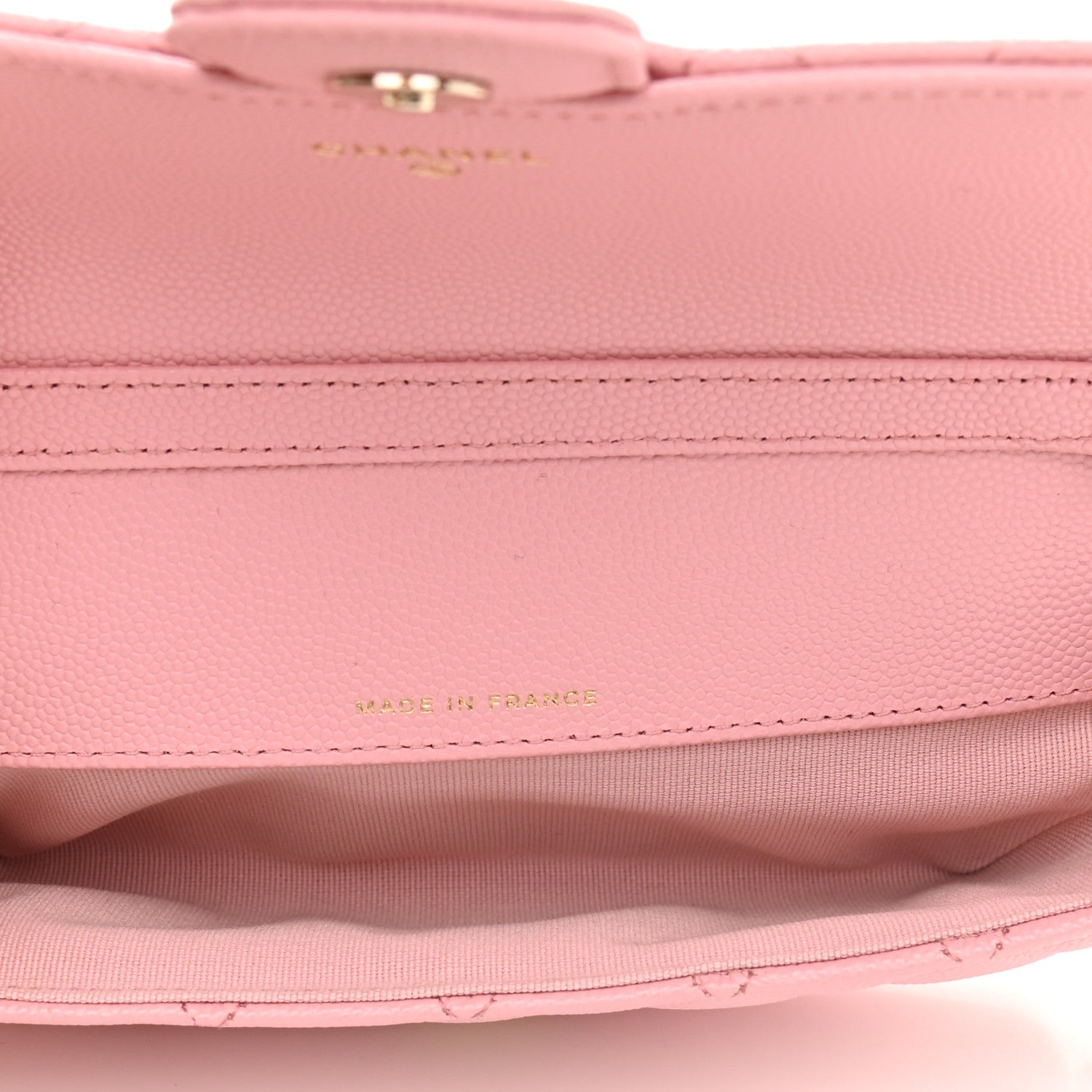 Chanel Lambskin Quilted Glasses Case With Chain Light Pink 7 of 10