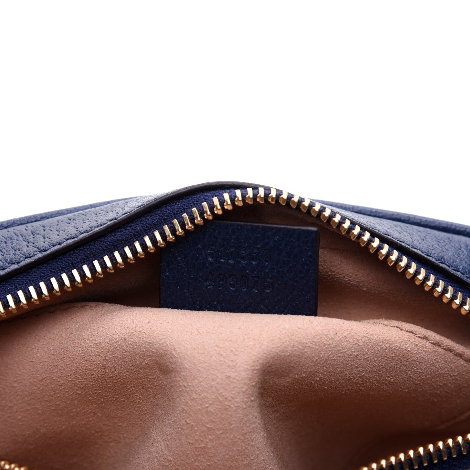 Gucci Textured Calfskin Web Mini Ophidia Shoulder Bag Blue Agata 9 of 12