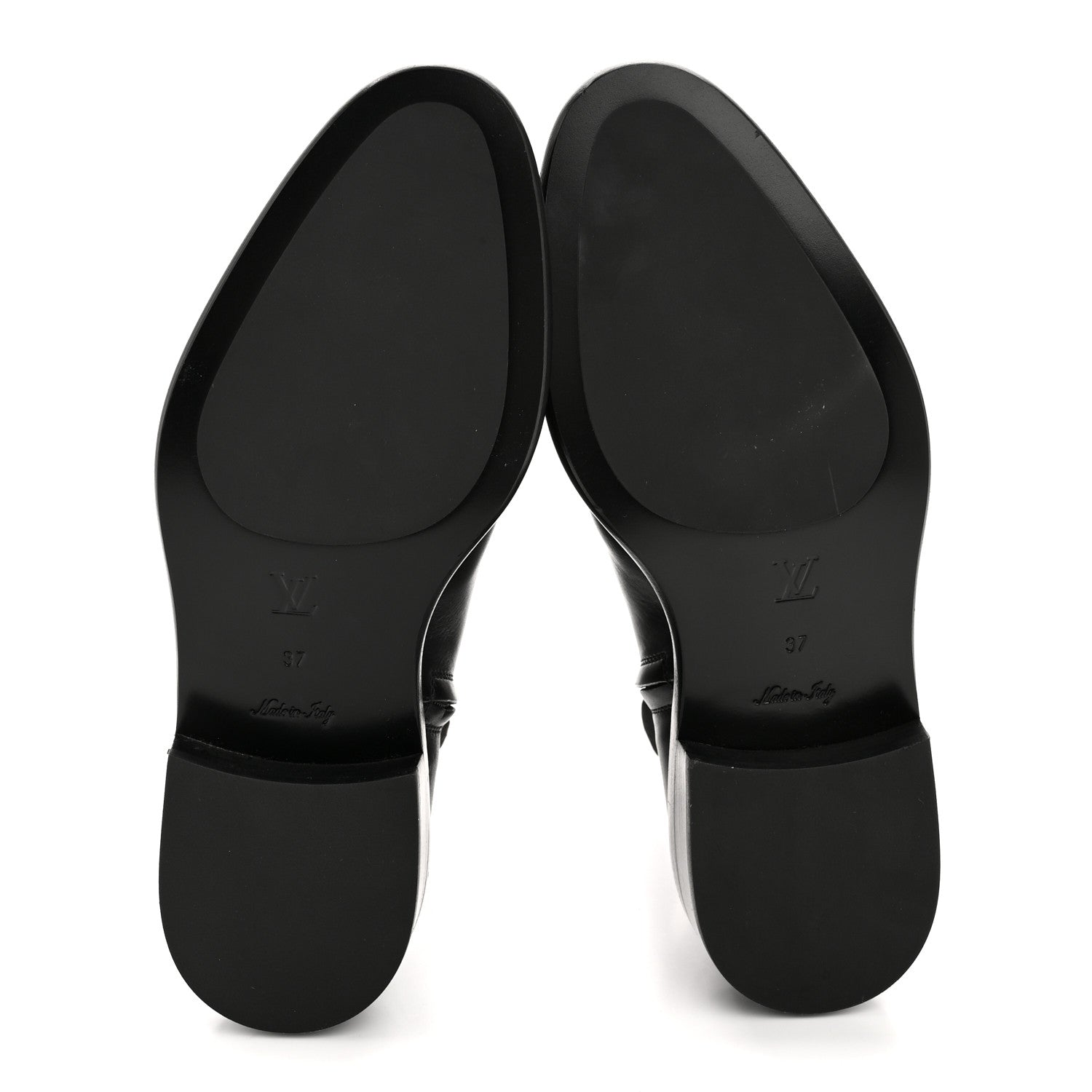 Louis Vuitton Calfskin Westside Flat Ankle Boots 37 Black 6 of 11