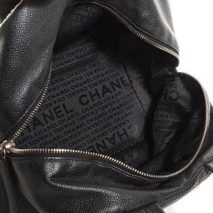Chanel Leather Perforated Bowler Black 5 of 7