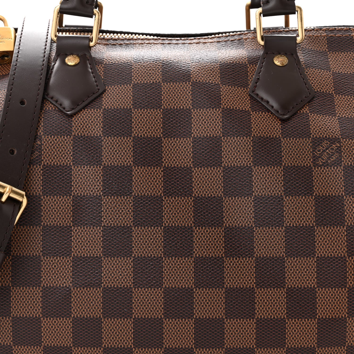 Louis Vuitton Damier Ebene Speedy Bandouliere 30 8 of 11