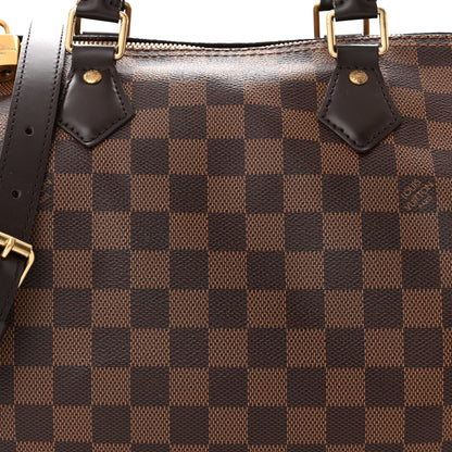 Louis Vuitton Damier Ebene Speedy Bandouliere 30 8 of 11