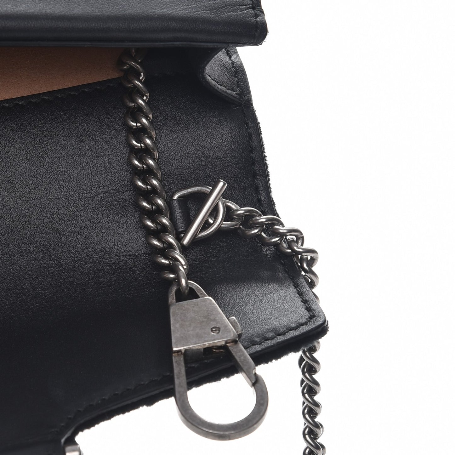 Velvet Super Mini Dionysus Shoulder Bag Black