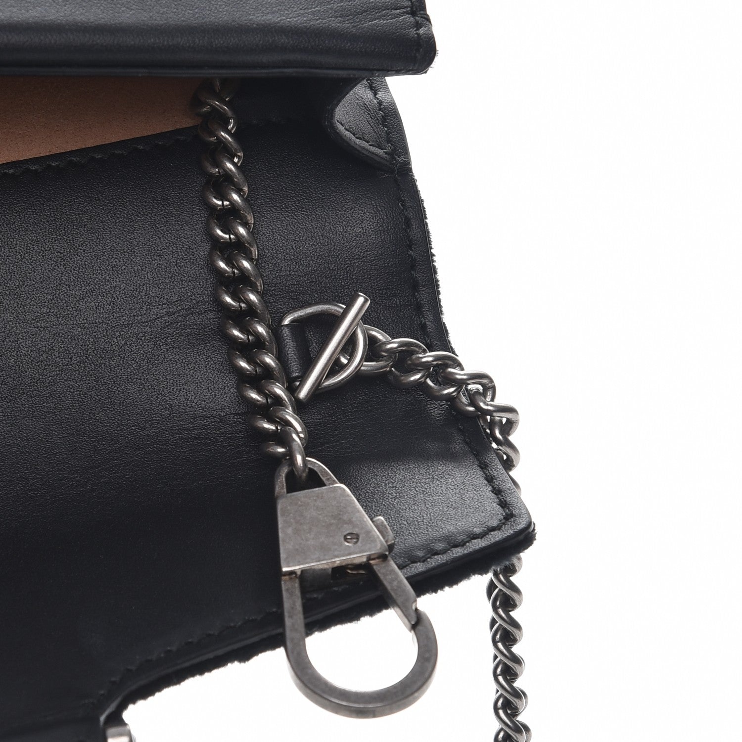 Gucci Velvet Super Mini Dionysus Shoulder Bag Black 8 of 11
