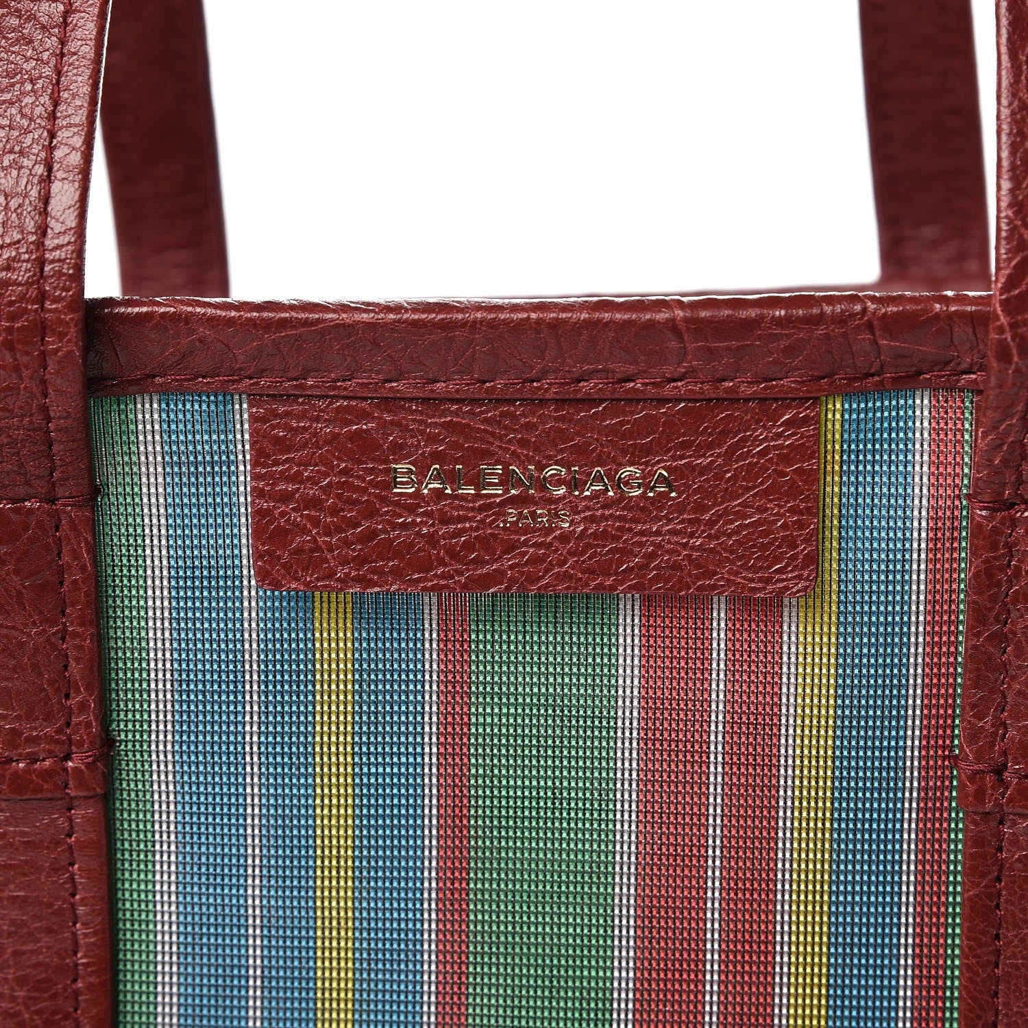 Balenciaga Mesh Agneau Arena Medium Bazar Shopper Tote Green Multicolor 6 of 9