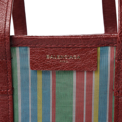 Balenciaga Mesh Agneau Arena Medium Bazar Shopper Tote Green Multicolor 6 of 9