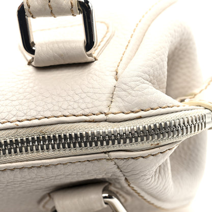 Chanel Calfskin Lax CC Small Bowler Bag White 11 of 11
