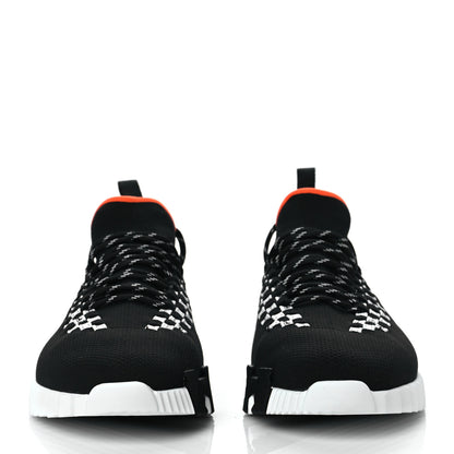 Hermes Flex Maille Bolduc Sneakers 42.5 Black White 2 of 8