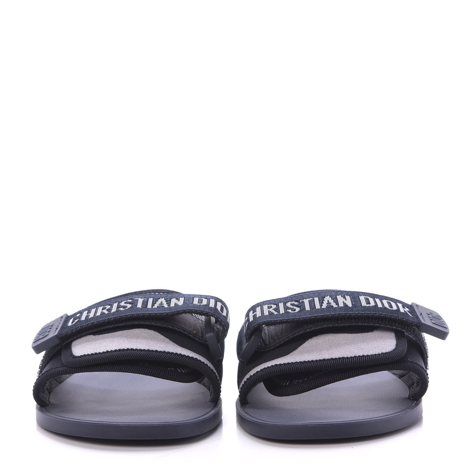 Christian Dior Canvas Dior(e)volution Mule Slide Sandals 39 Deep Blue 2 of 10