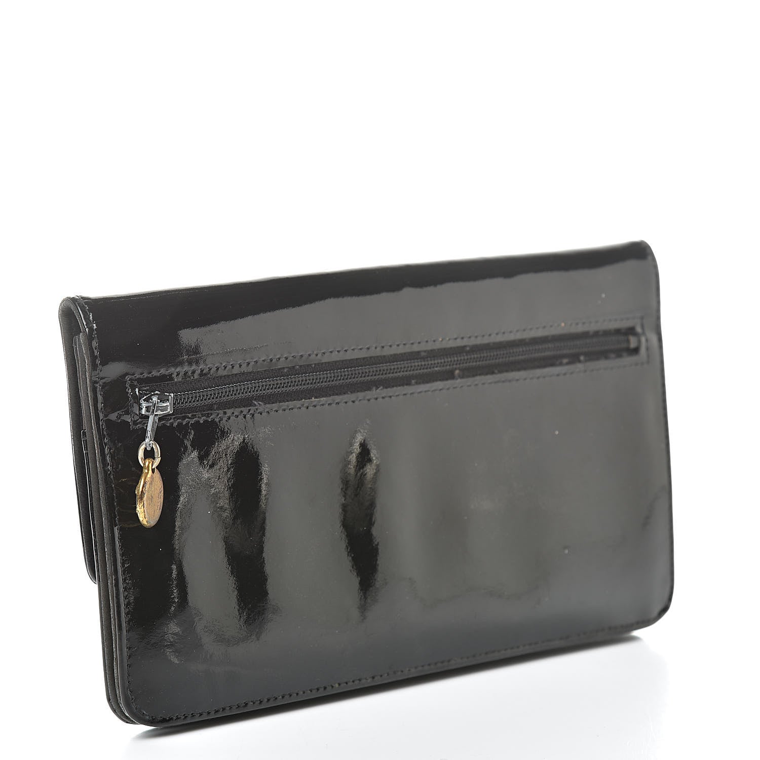 Chanel Patent Timeless CC Wallet Black 3 of 15