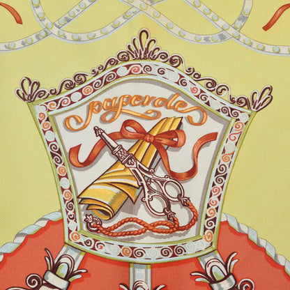 Hermes Silk Paperoles Scarf 90 4 of 6