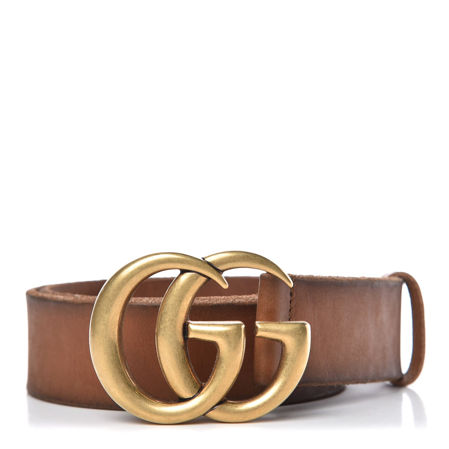 Gucci Faded Calfskin Double G 40mm Belt 85 34 Cuir 1 of 6