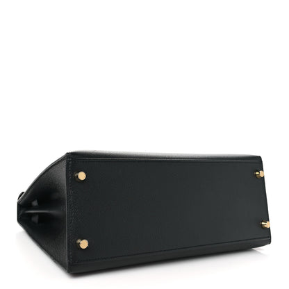 Hermes Epsom Kelly Sellier 28 Black 4 of 11