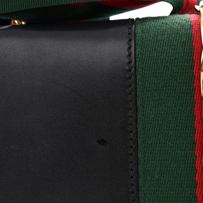 Gucci Calfskin Small Sylvie Shoulder Bag Black 12 of 14