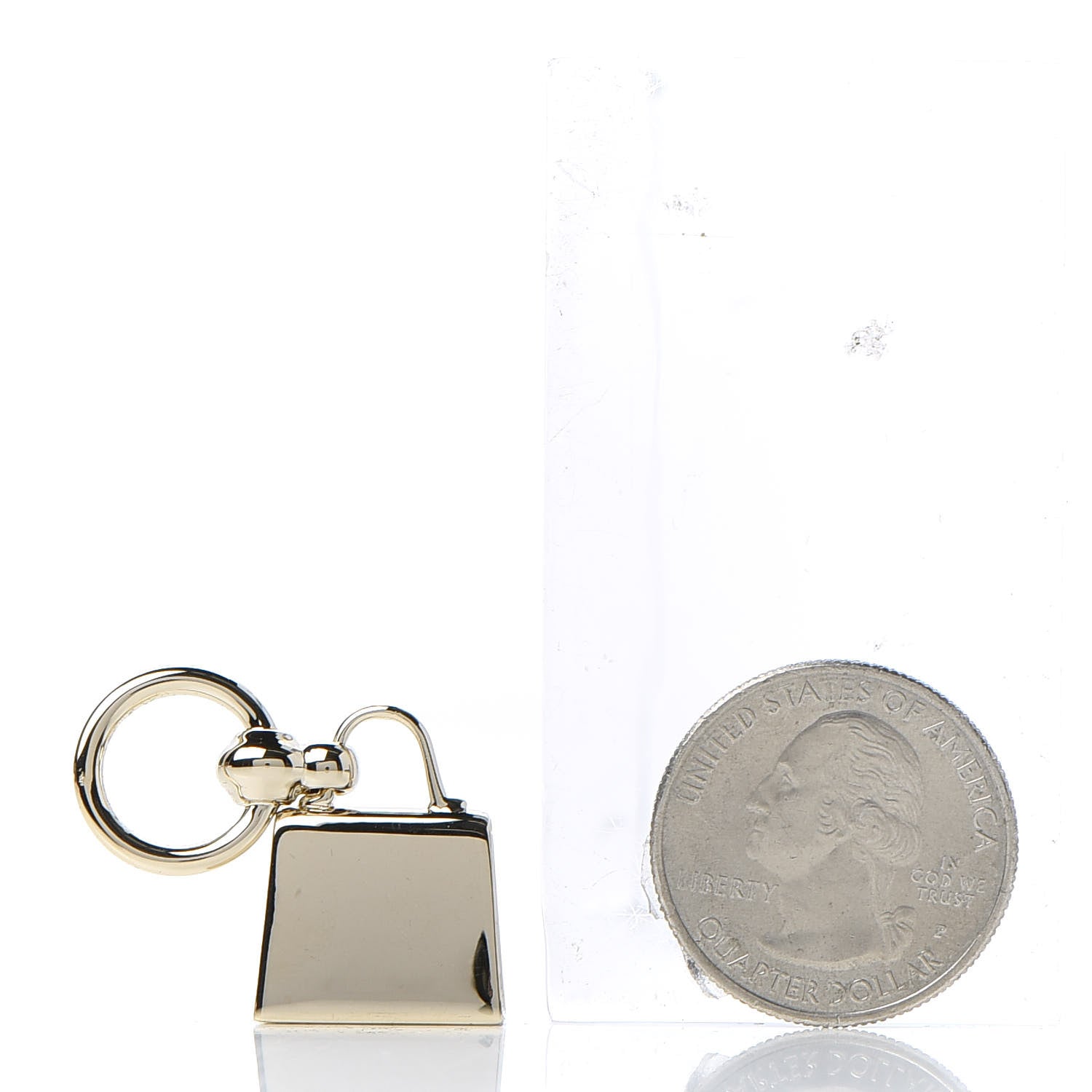 Hermes Permabrass Mini Kelly Twilly Ring 2 of 4