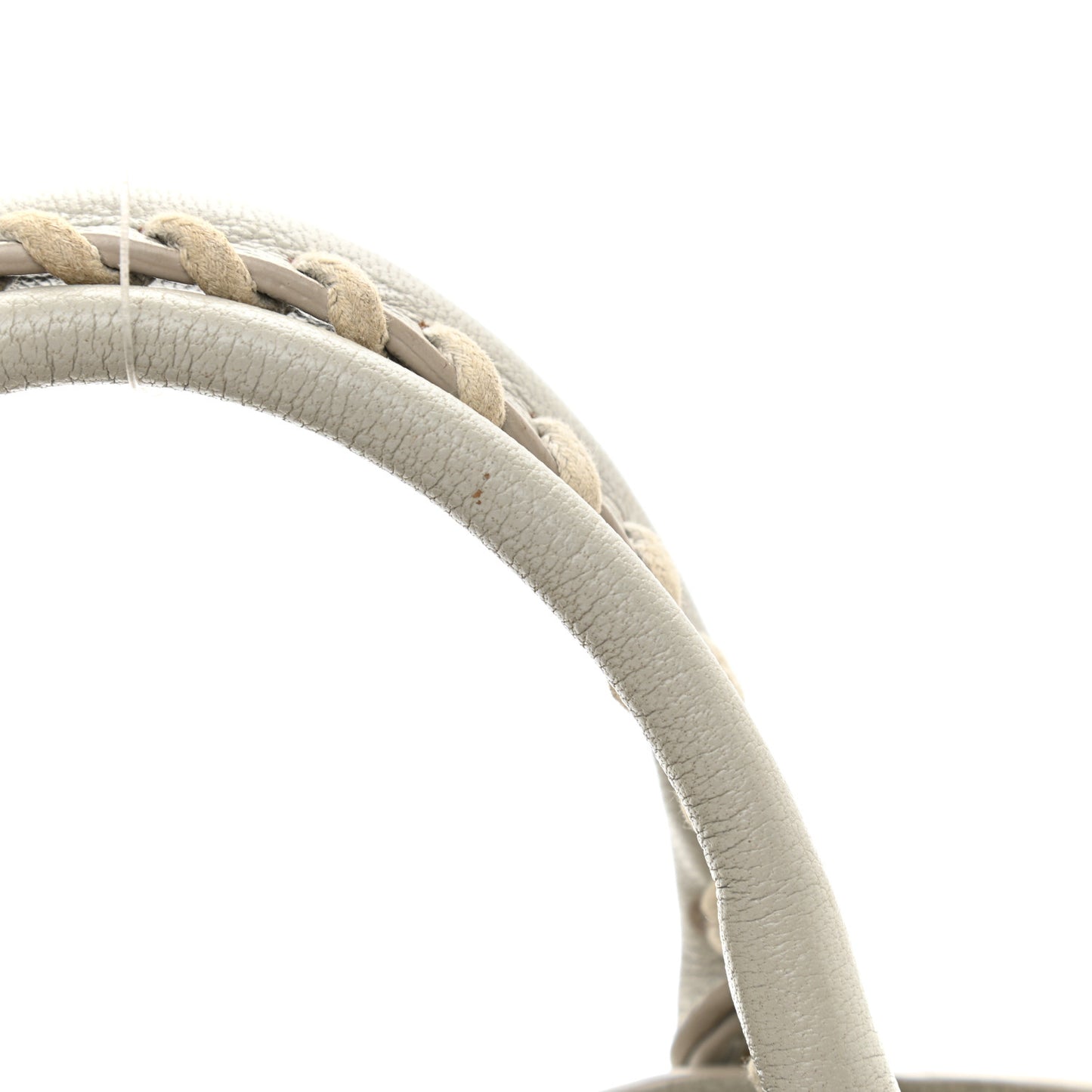 Chevre Gold Metallic Edge Hardware Mini City Gris Glace