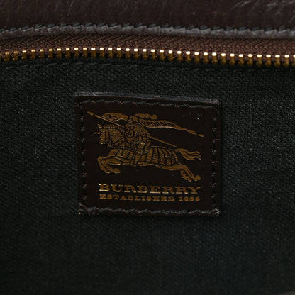 Burberry Haymarket Check Tote Chocolate 6 of 13