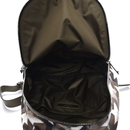 Valentino Garavani Nylon Camustars Backpack Army Green White 5 of 7