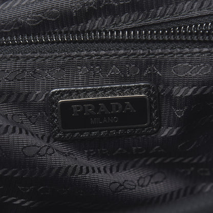Prada Nylon Tessuto Impuntu Quilted Shoulder Bag Black 6 of 10