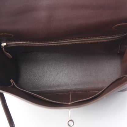 Hermes Evercalf Kelly Retourne 32 Havane 4 of 9