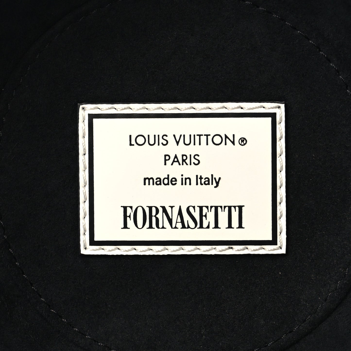 X FORNASETTI Calfskin Architettura Cannes Black White