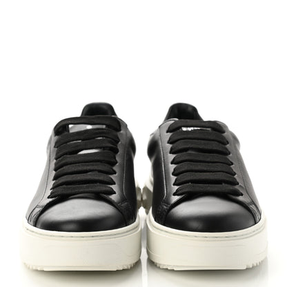 Louis Vuitton Calfskin Time Out Sneakers 37 Black 2 of 8