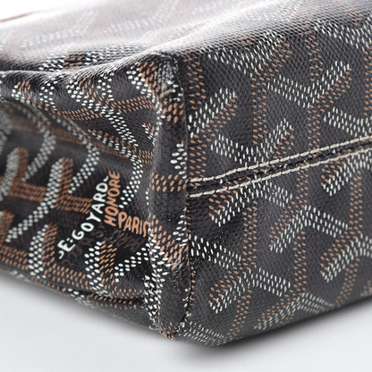 Goyard Goyardine Miroir Toiletry Bag PM Black Gold 9 of 10