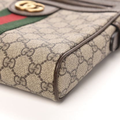 Gucci GG Supreme Monogram Web Small Ophidia Messenger Bag Brown 9 of 10