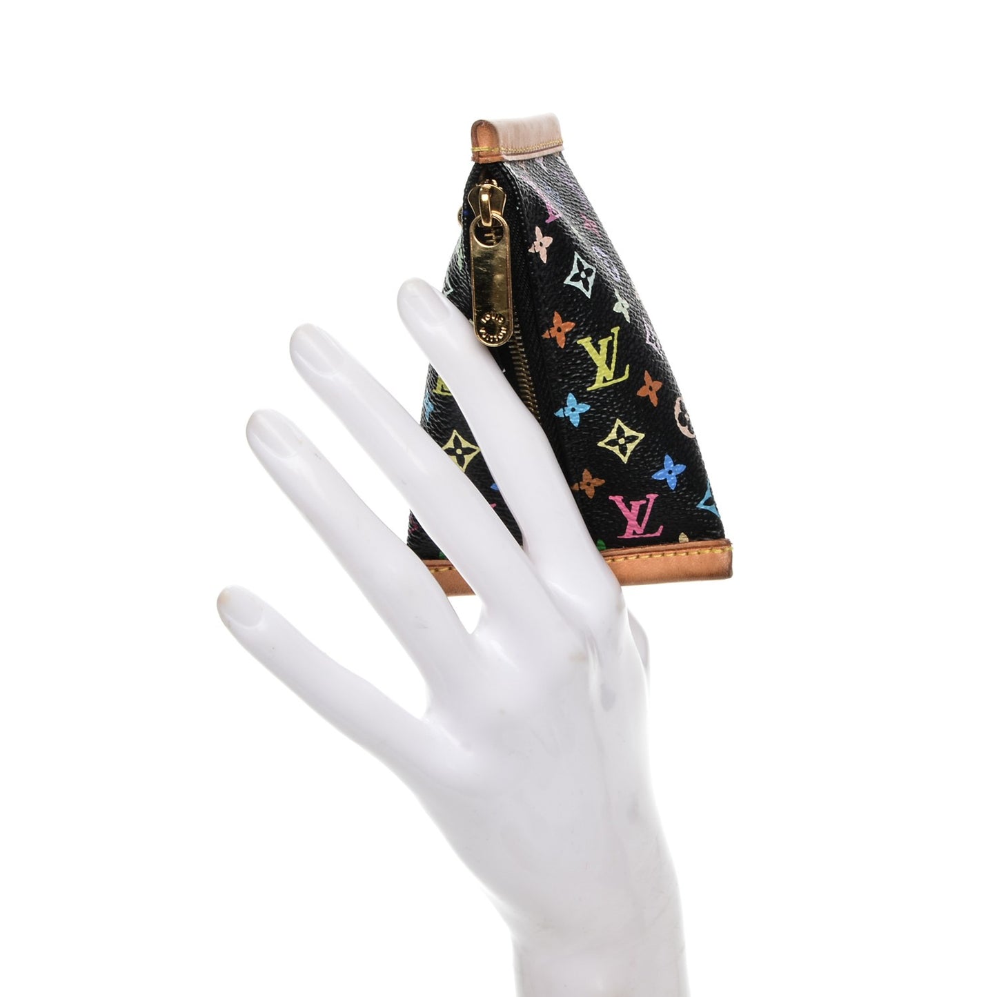 Monogram Multicolor Berlingot Coin Purse Black