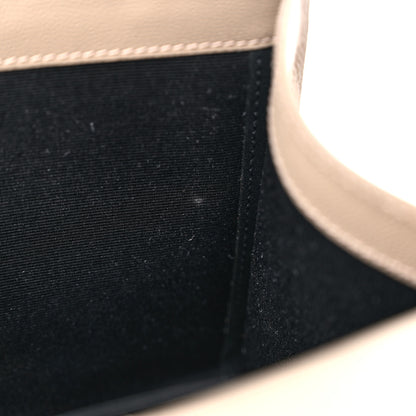 Saint Laurent Grain De Poudre Textured Mixed Matelasse Medium Triquilt Monogram Satchel Dark Beige 12 of 15