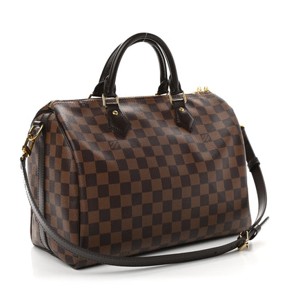 Louis Vuitton Damier Ebene Speedy Bandouliere 30 3 of 9